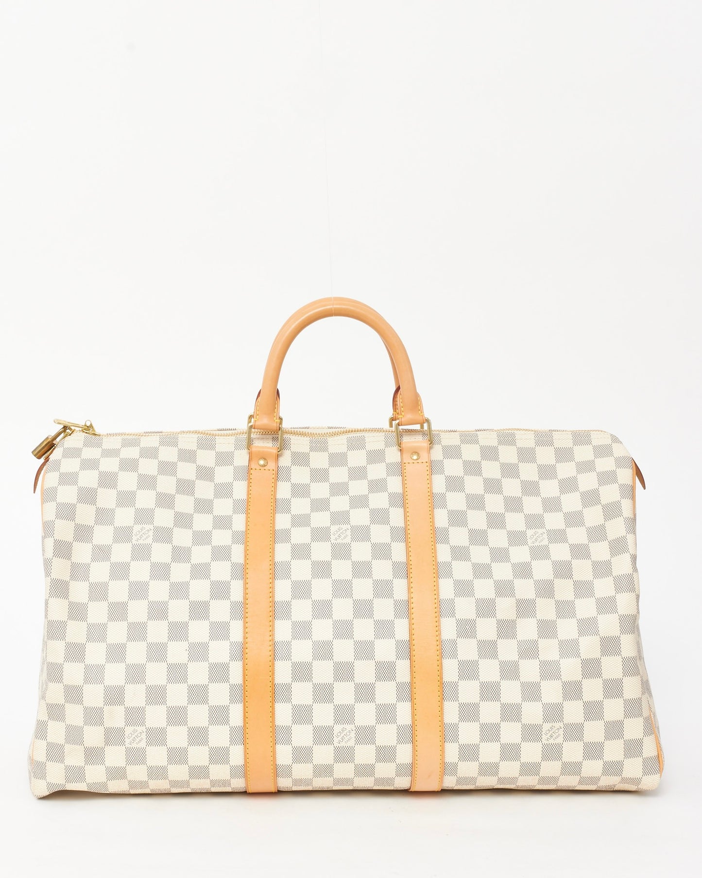 Louis Vuitton Damier Azur Coated Canvas Keepall 50