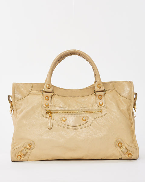 BalenciagaBeigeLeather_GoldStu