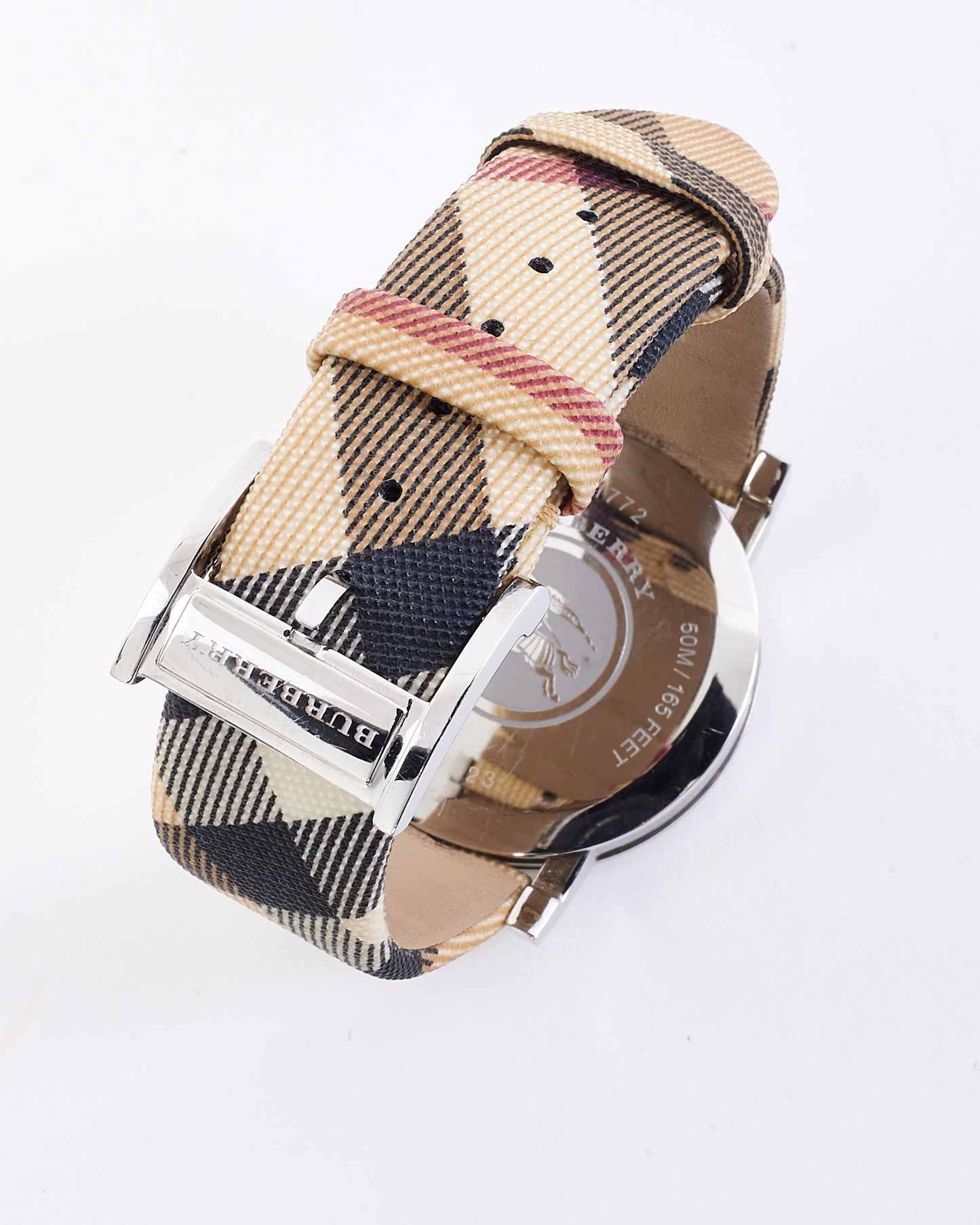 Burberry Black Dial & Nova Check Canvas 38MM Watch