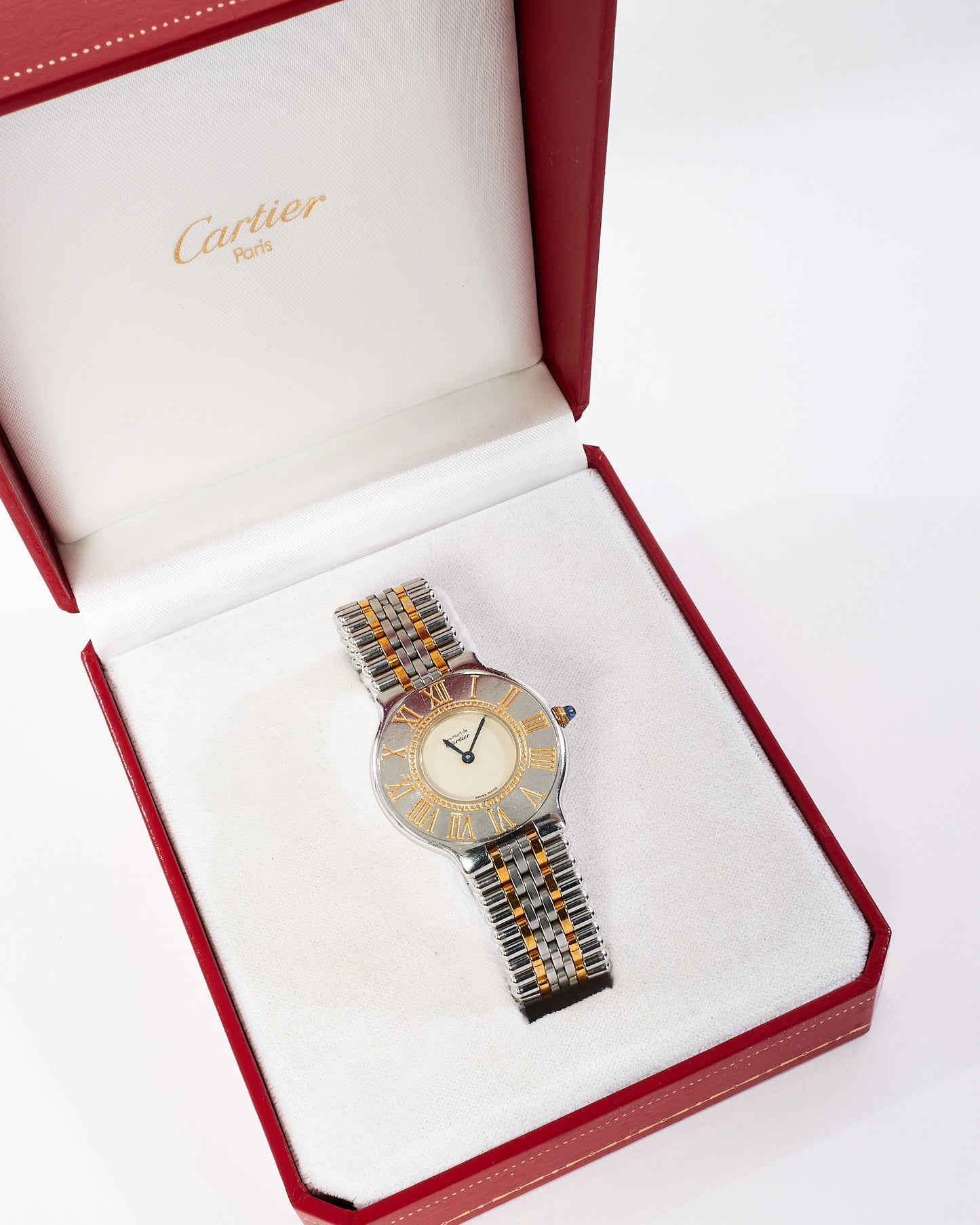 Cartier Vintage Two Toned "Must De Cartier" Watch