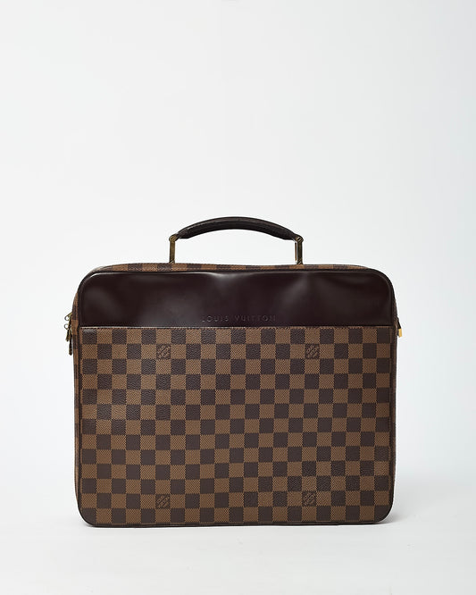 Louis Vuitton Damier Canvas Porte Ordinateur Sabana Computer Case Shoulder Bag