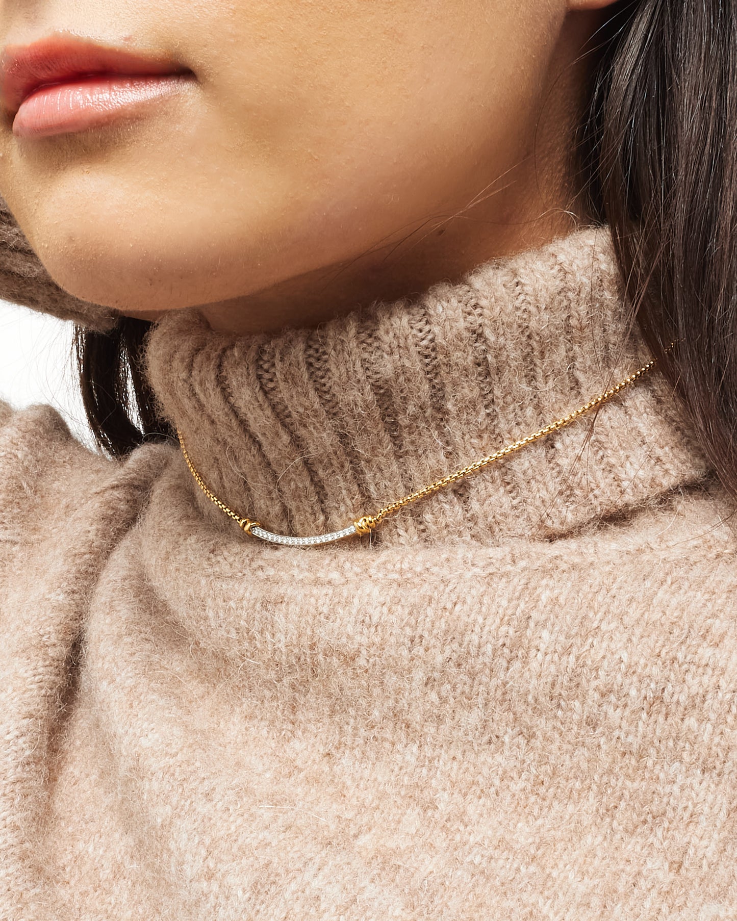 David Yurman 18K Gold & Diamond Helena Necklace