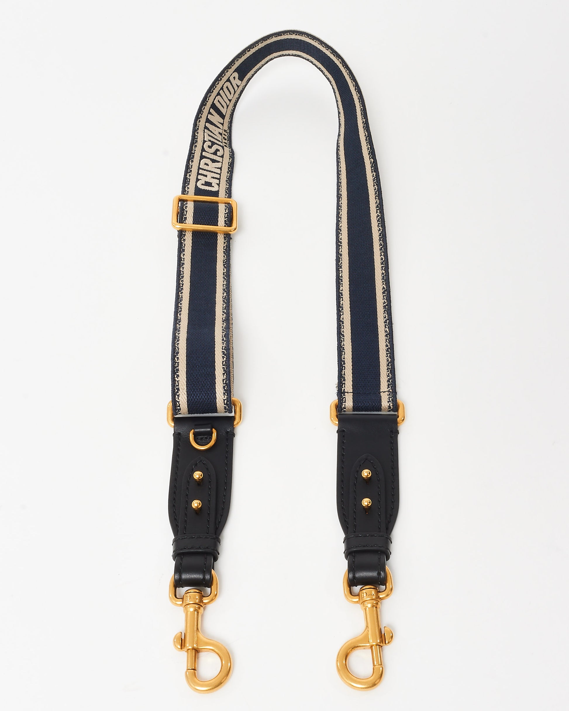 Buy Dior Blue Christian Dior Paris Embroidery Adjustable Shoulder