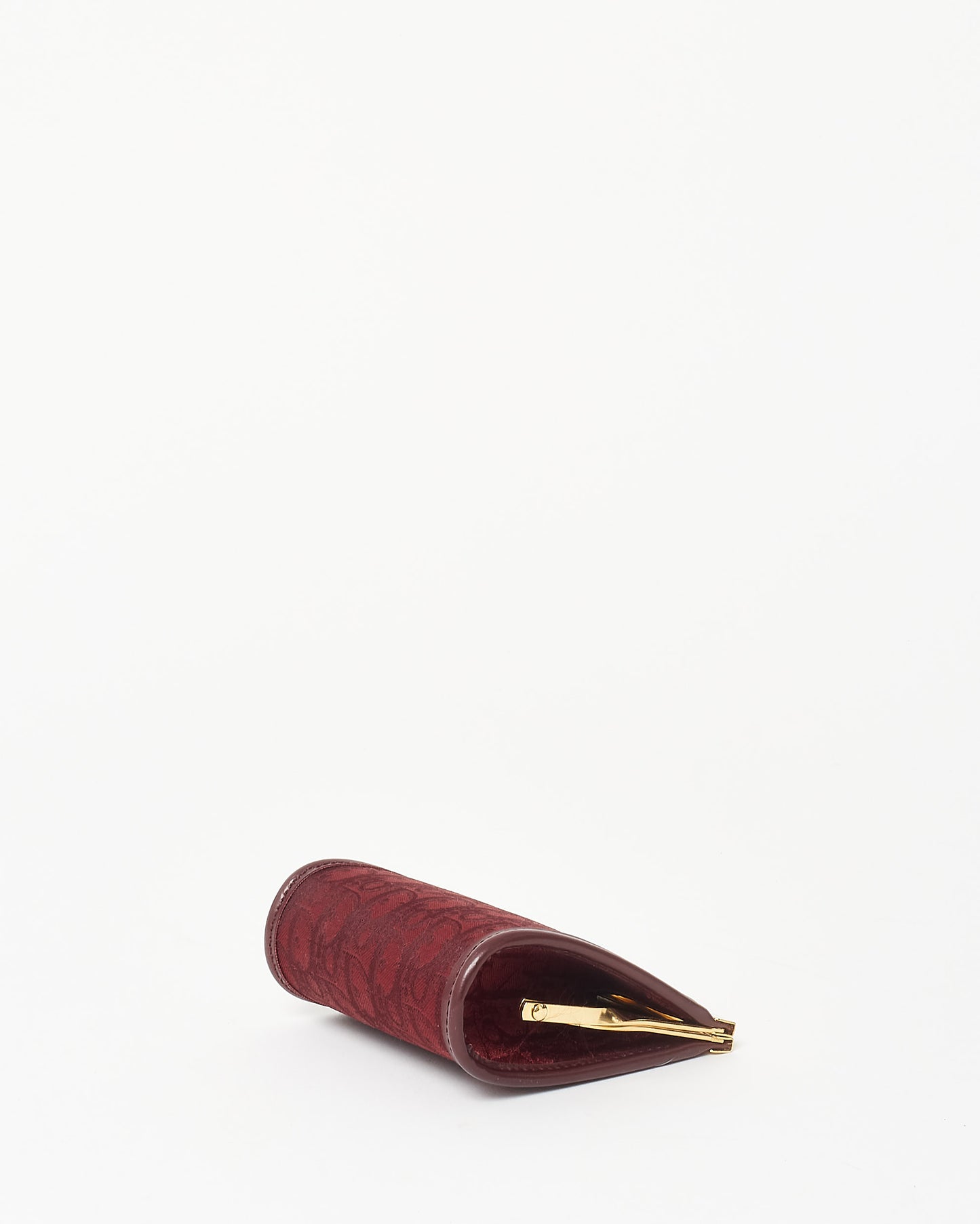 Dior Vintage Burgundy Oblique Coin Purse