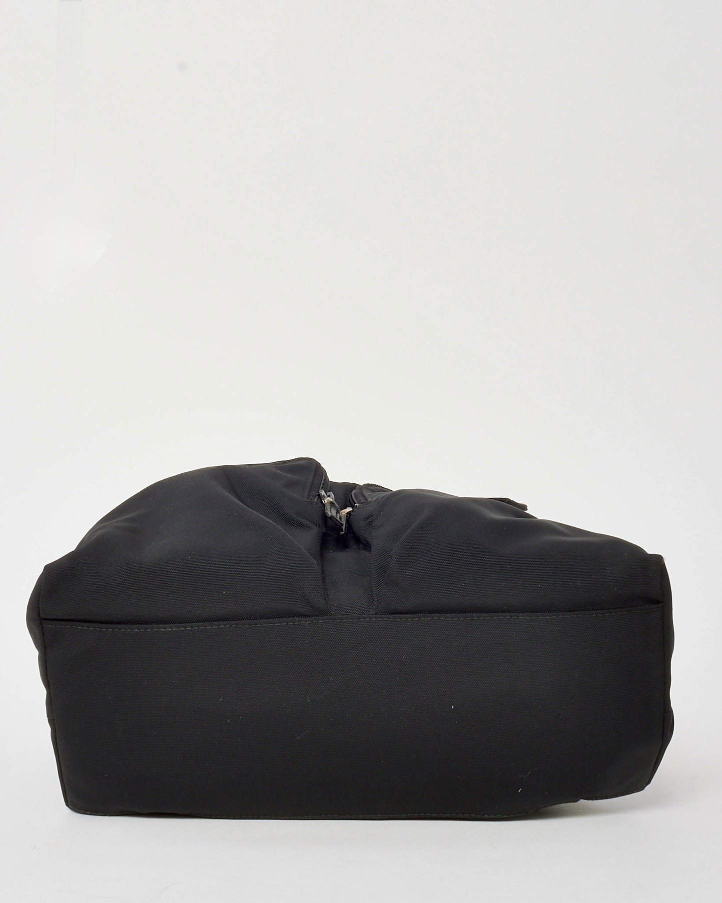 Gucci Black Canvas Logo Drawstring Rucksack Backpack