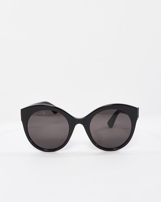 Gucci Black Oversized GG0028S Cat Eye Sunglasses