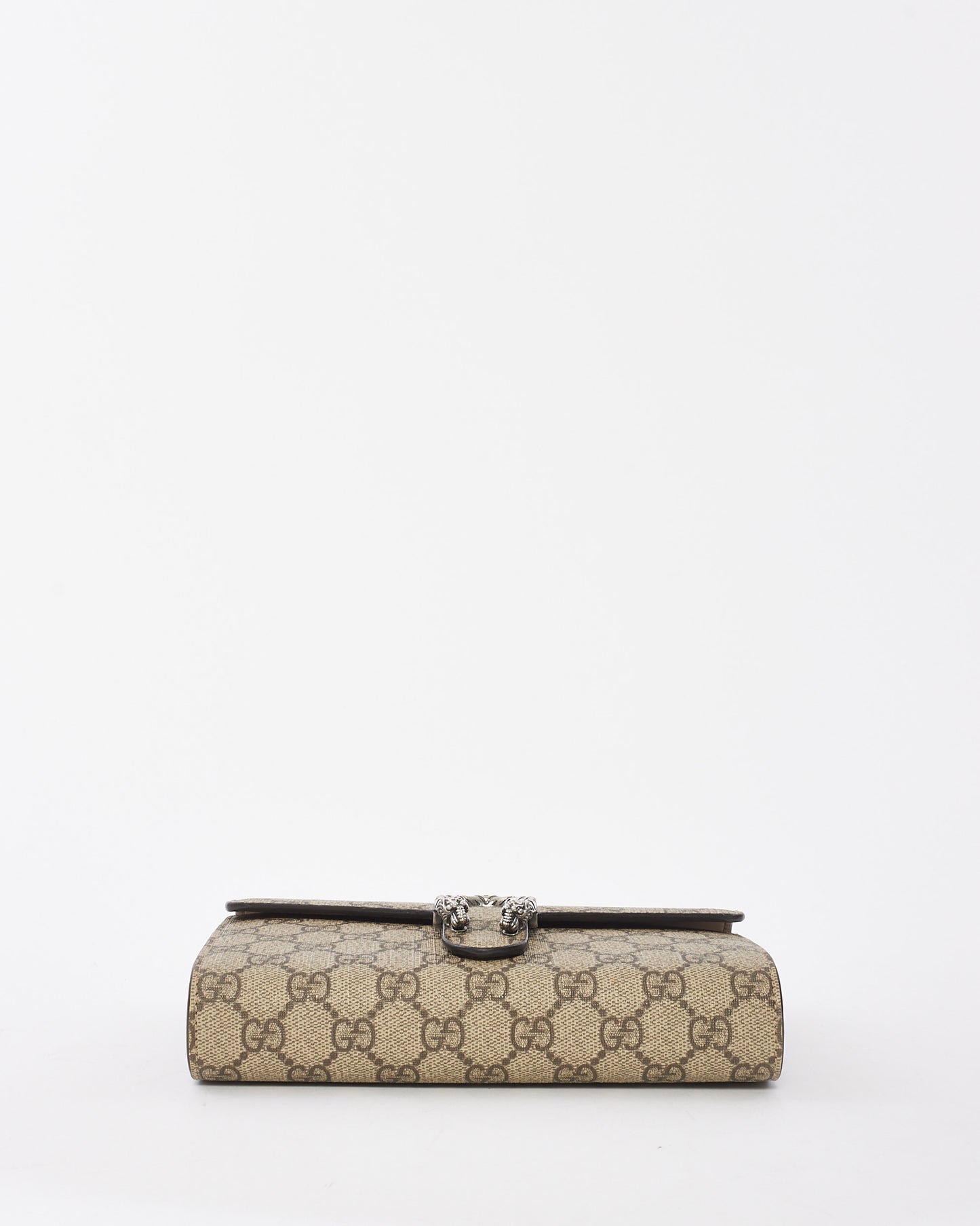 Gucci Beige GG Supreme Coated Canvas Dionysus Wallet On Chain