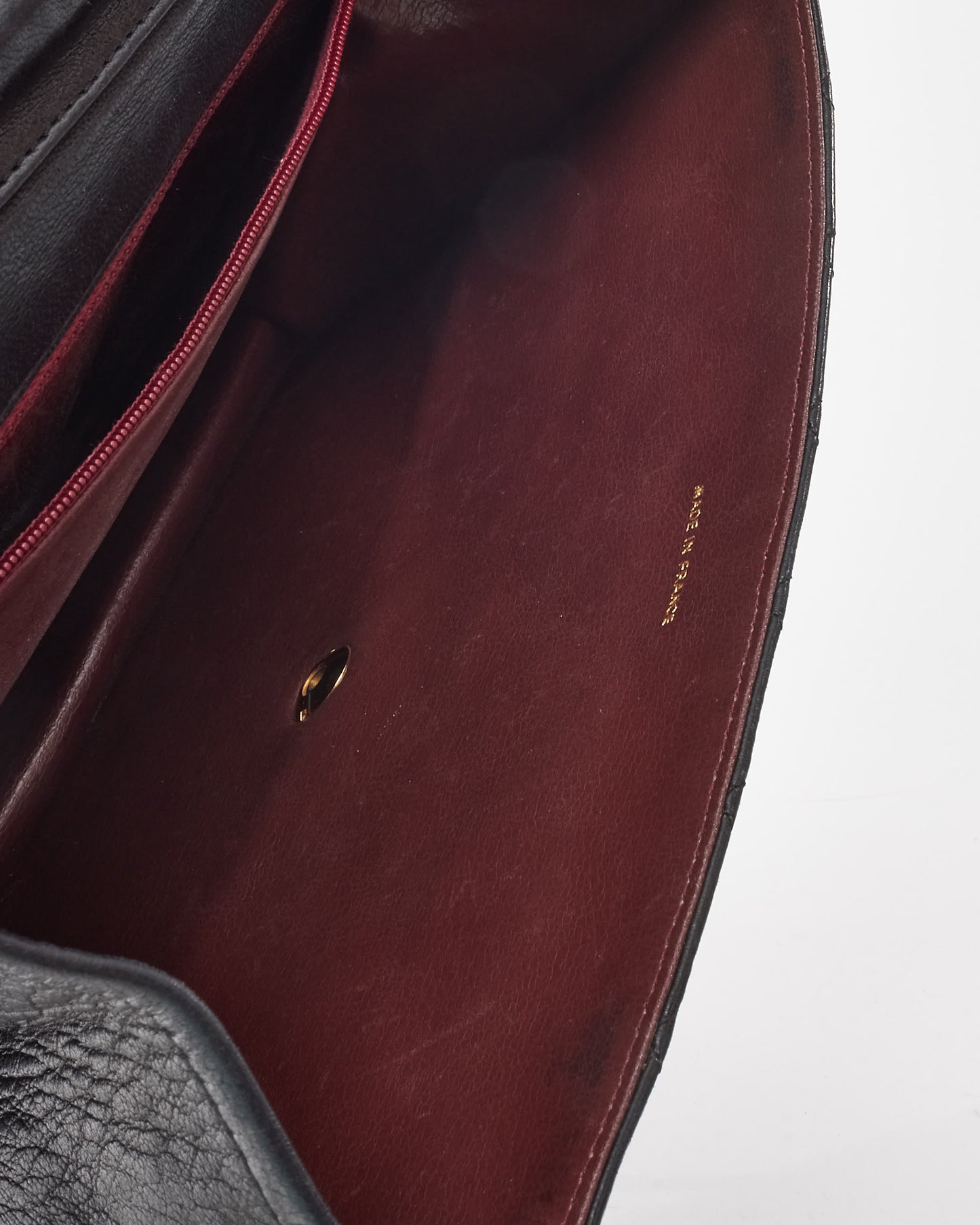 Chanel Vintage Black Quilted Lambskin Leather Single Flap Bag GHW