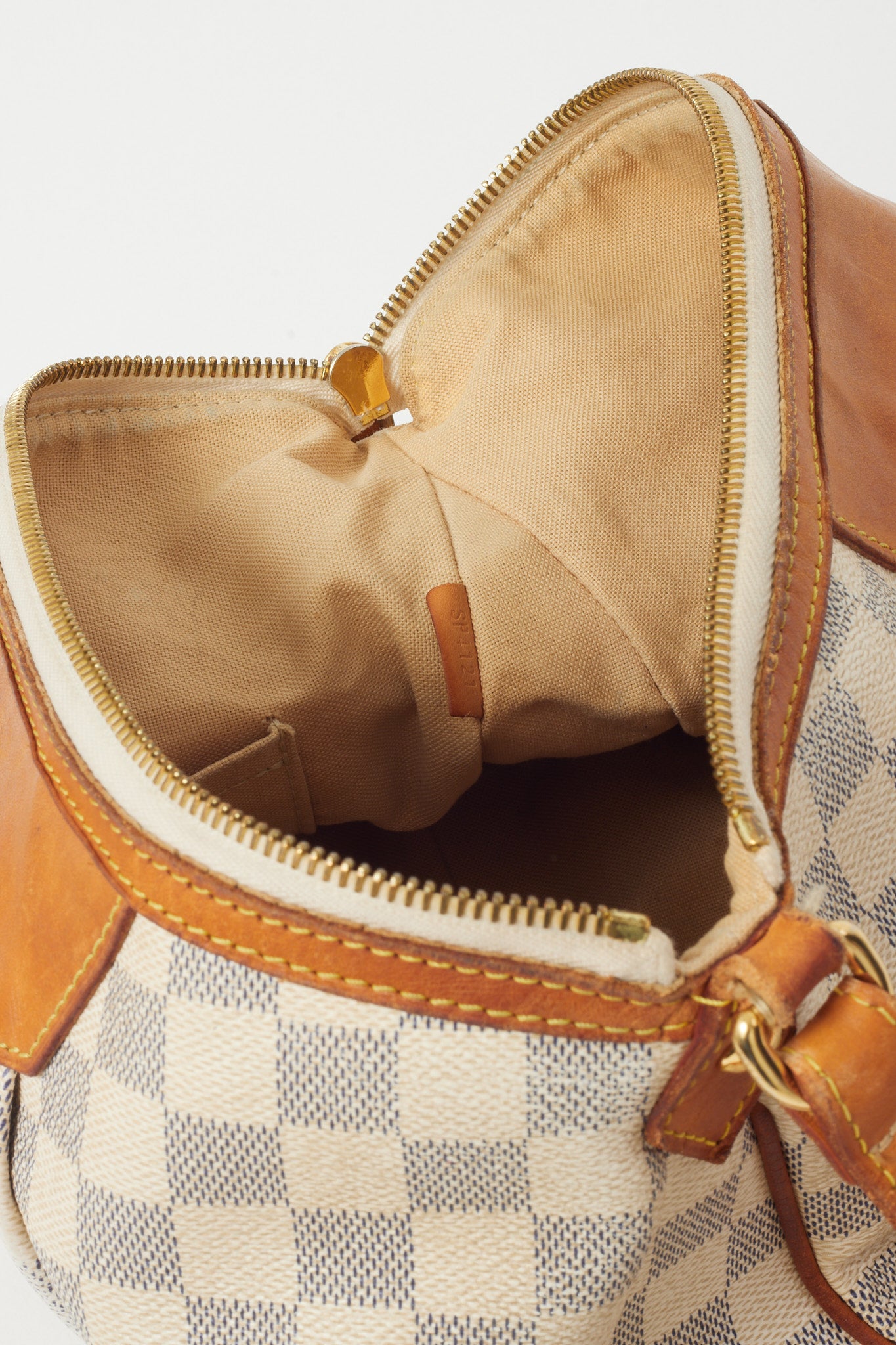 Louis Vuitton Damier Azur Coated Canvas Siracusa MM Crossbody Bag