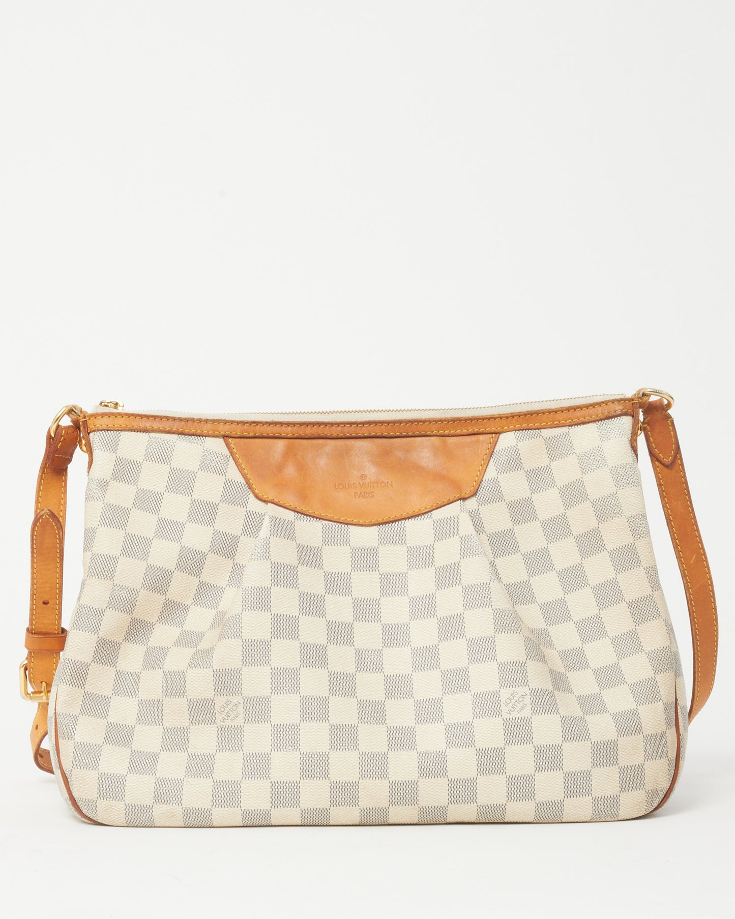 Louis Vuitton Damier Azur Coated Canvas Siracusa MM Crossbody Bag