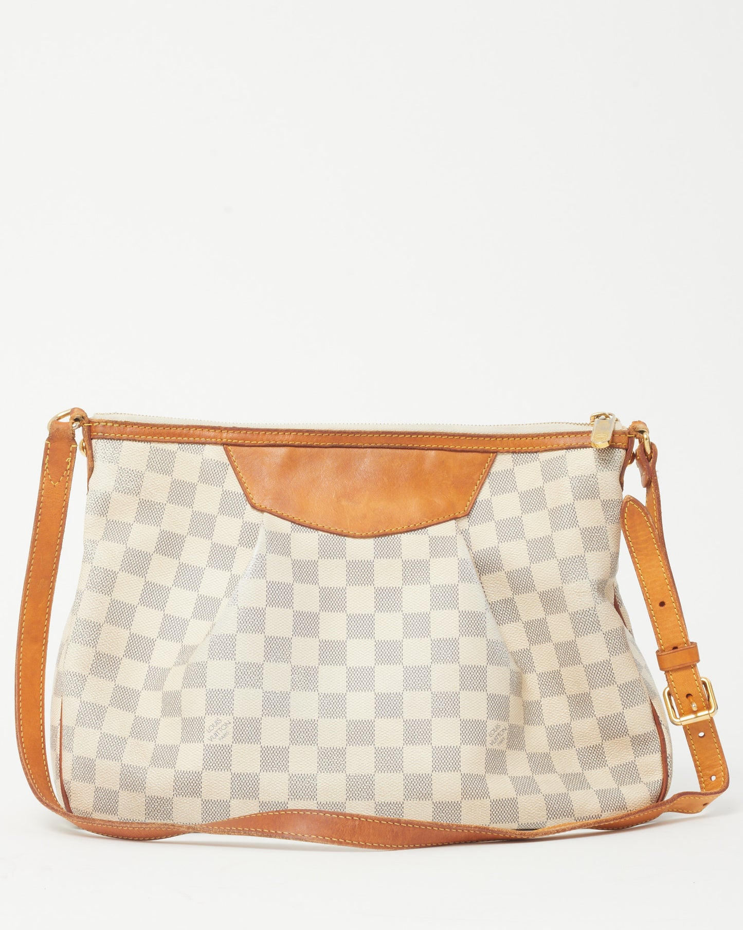 Louis Vuitton Damier Azur Coated Canvas Siracusa MM Crossbody Bag