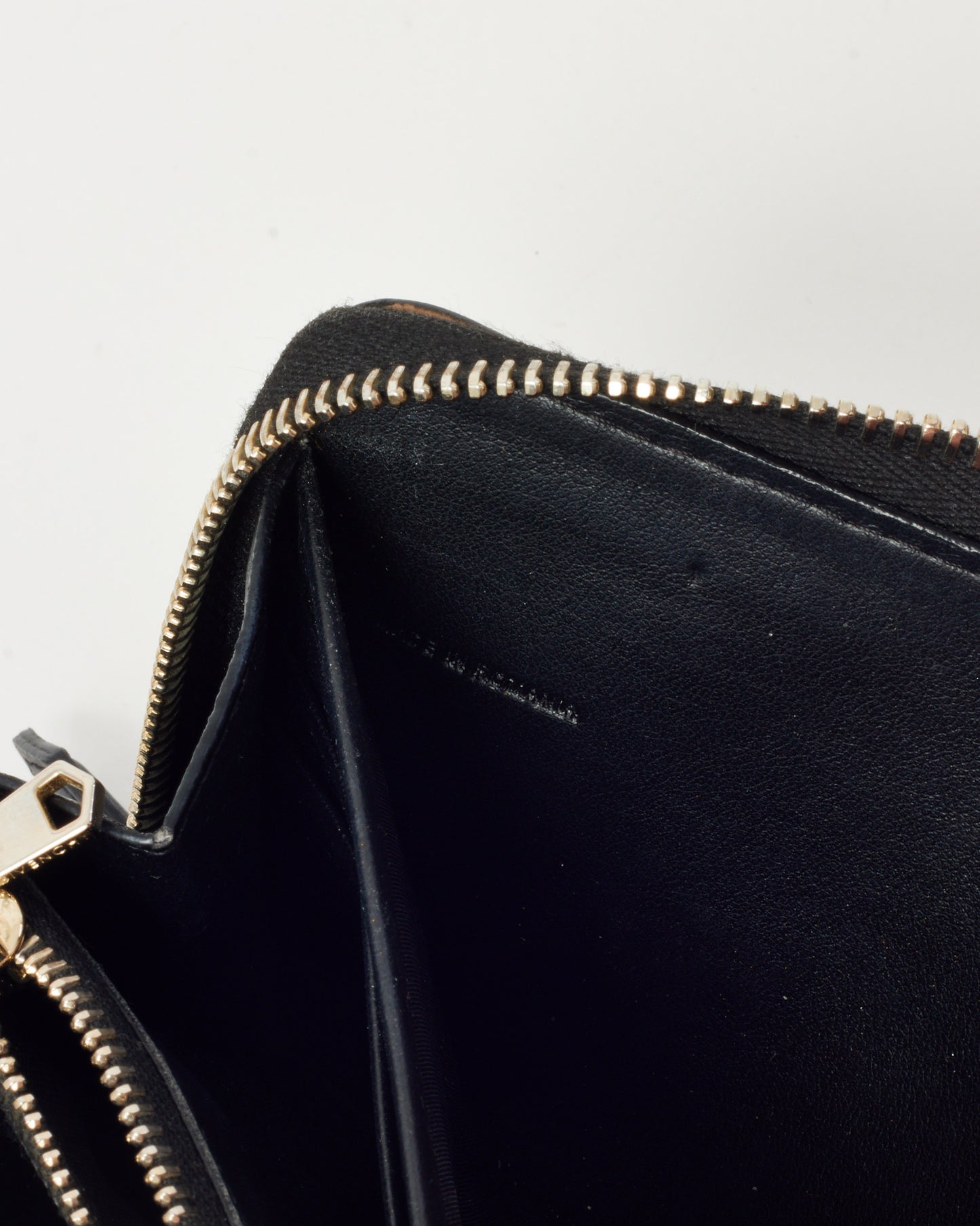 Givenchy Black Coated Canvas Bambi Zippy Wallet