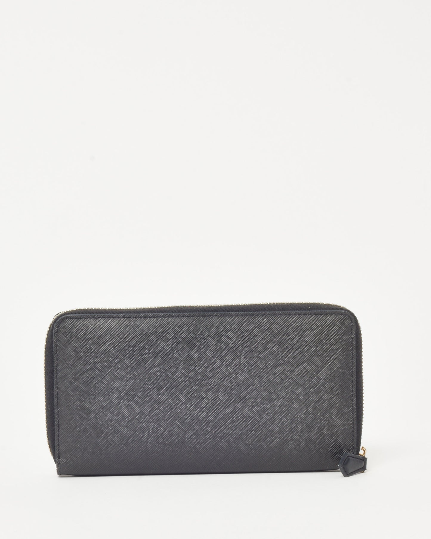 Givenchy Black Coated Canvas Bambi Zippy Wallet