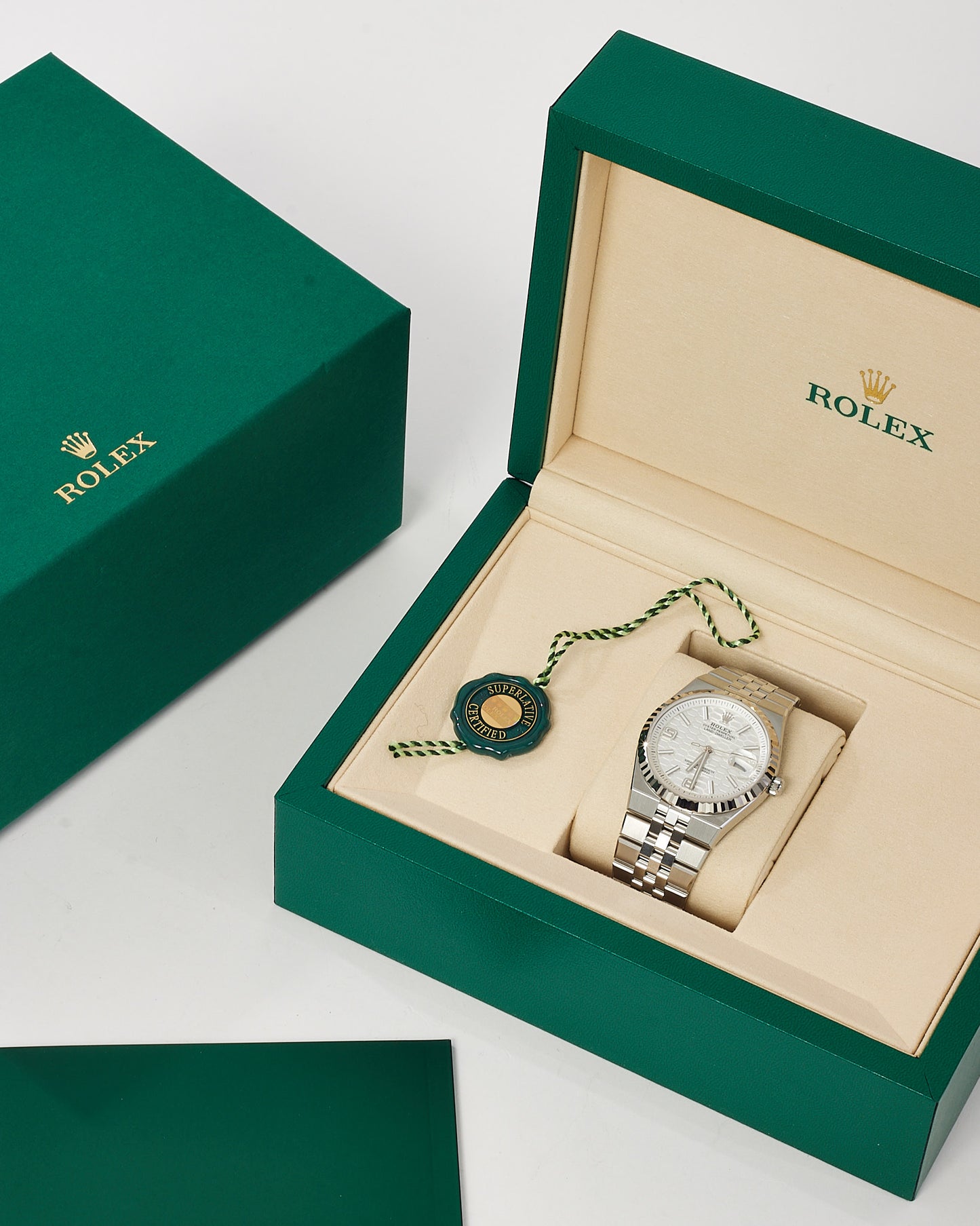Rolex 2026 Silver Steel Oystersteel and White Gold Land-Dweller 36 Watch