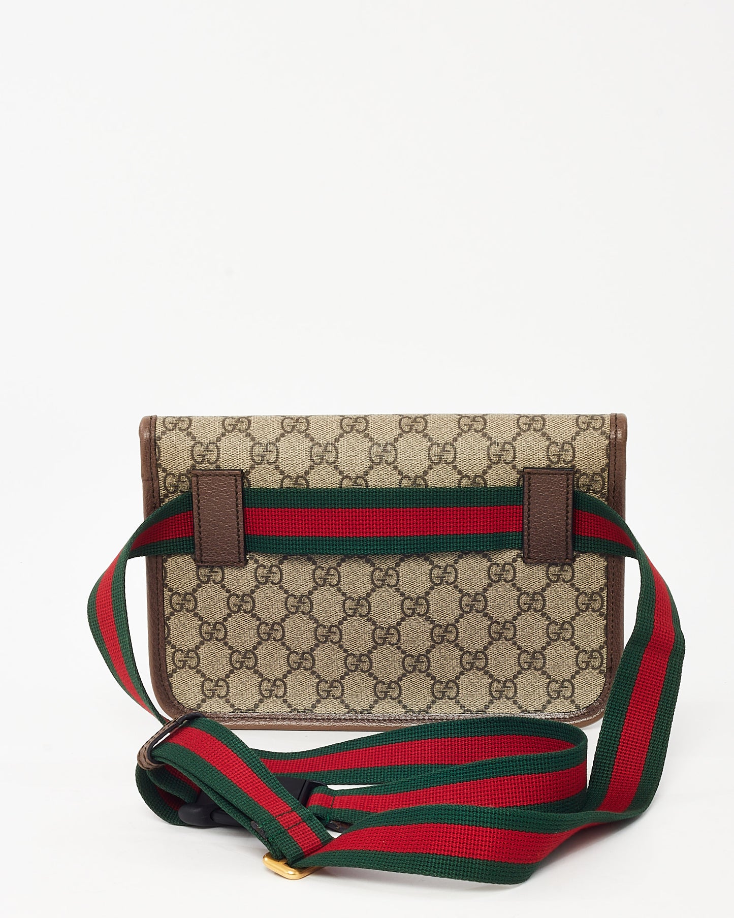 Gucci Beige/Brown GG Supreme Coated Canvas Neo Vintage Web Belt Bag