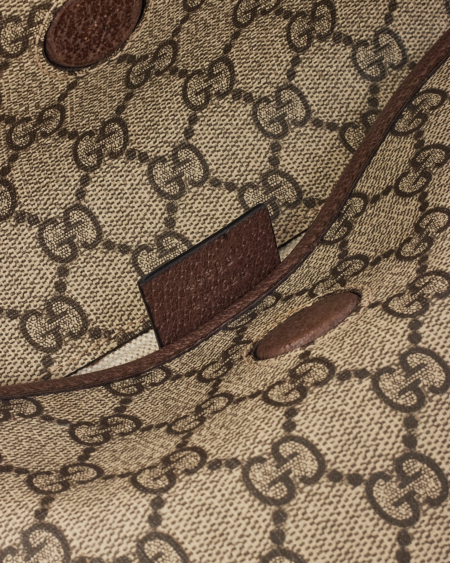 Gucci Beige/Brown GG Supreme Coated Canvas Neo Vintage Web Belt Bag