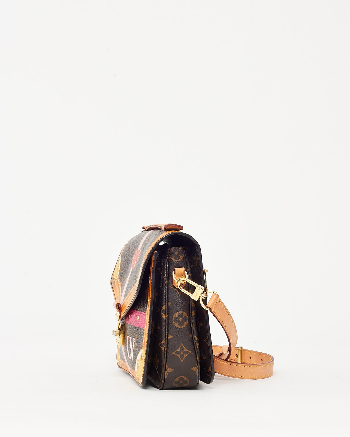 Louis Vuitton Limited Edition Monogram Canvas Summer Trunks Trompe L'oeil Pochette Metis Bag