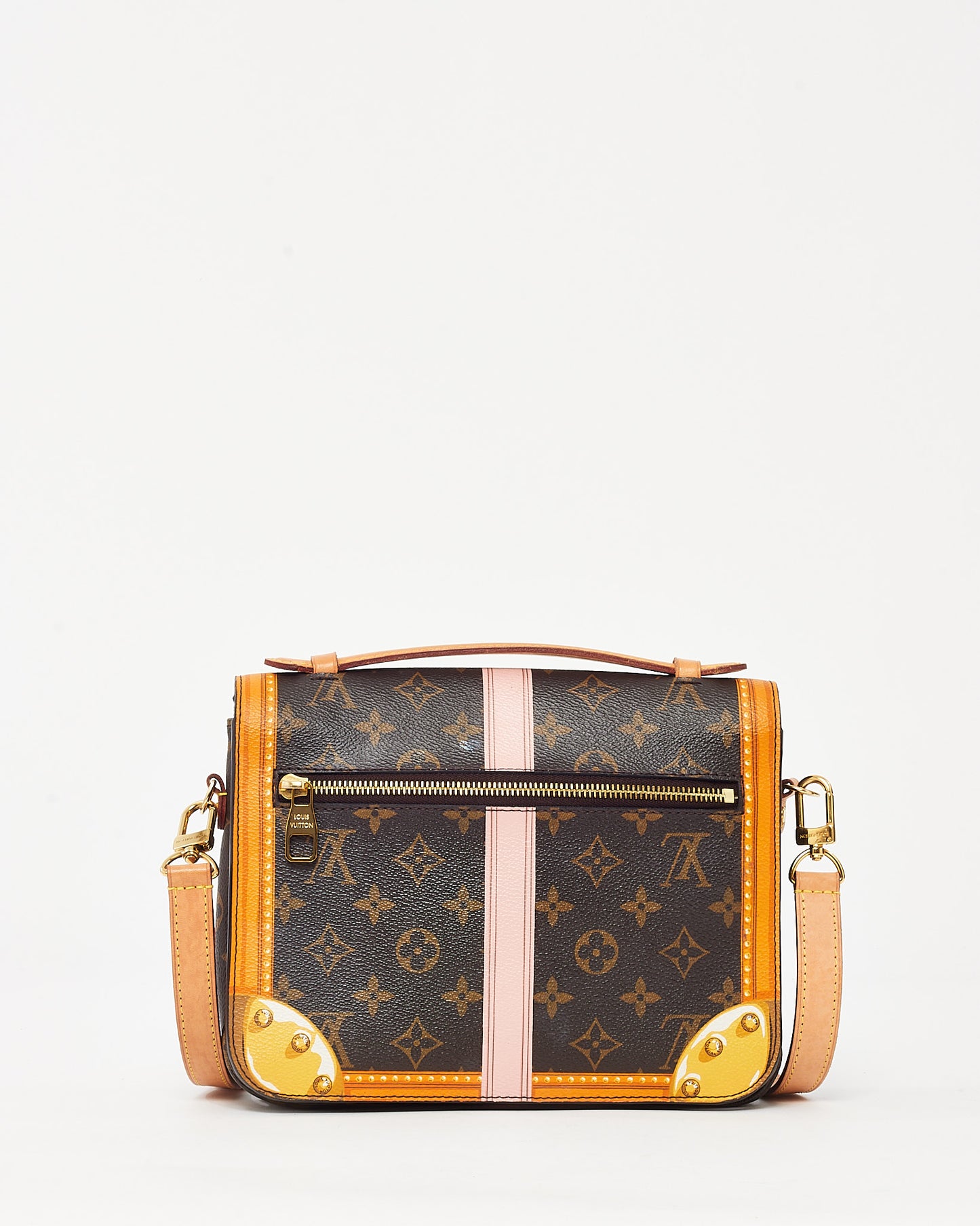Louis Vuitton Limited Edition Monogram Canvas Summer Trunks Trompe L'oeil Pochette Metis Bag