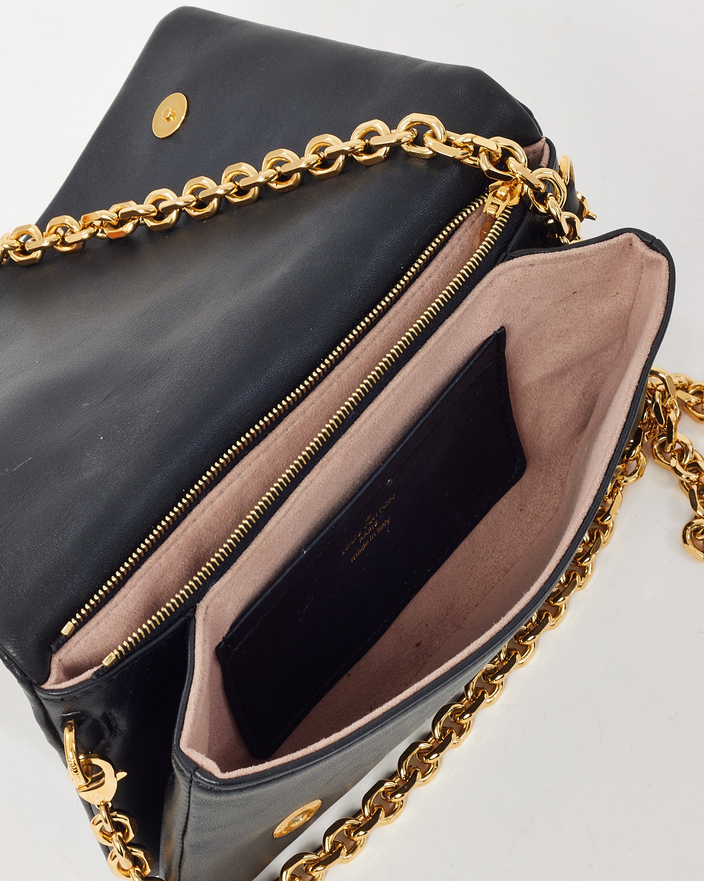 Sac bandoulière Louis Vuitton Pochette Coussin en cuir d'agneau Monogram