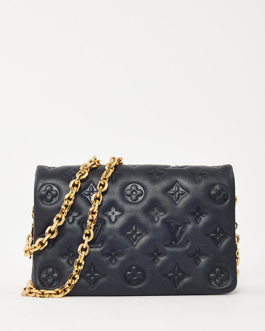 Sac bandoulière Louis Vuitton Pochette Coussin en cuir d'agneau Monogram