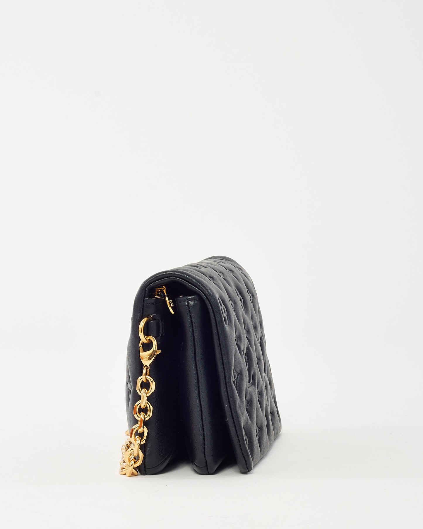 Sac bandoulière Louis Vuitton Pochette Coussin en cuir d'agneau Monogram