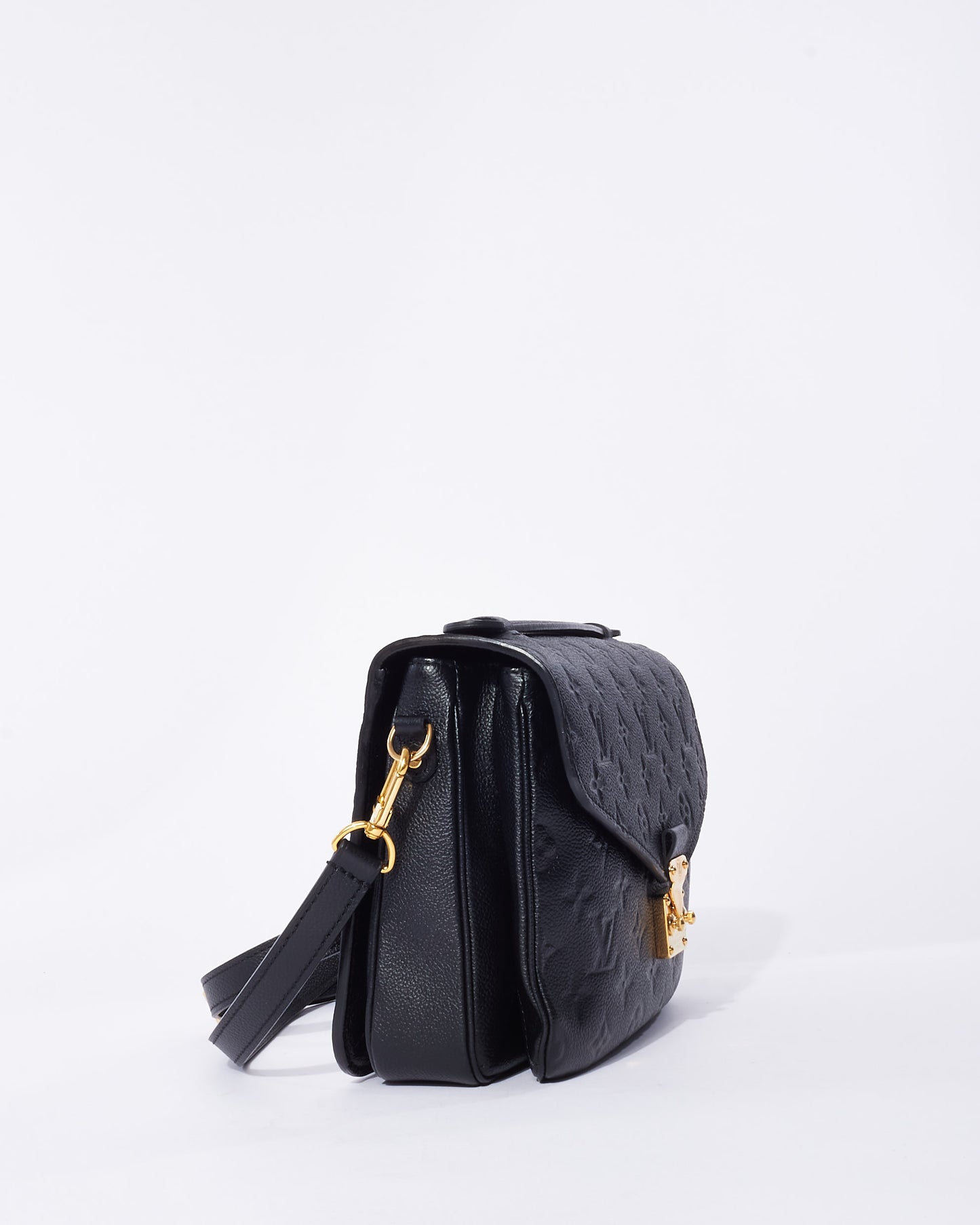 Louis Vuitton Black Empreinte Leather Pochette Metis