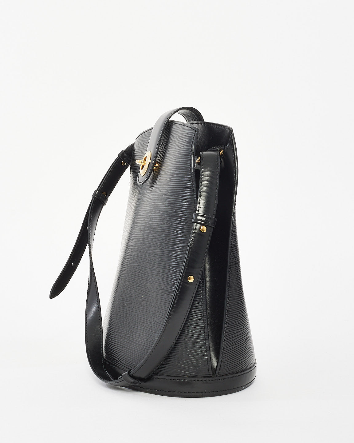 Louis Vuitton Black Epi Leather Cluny Shoulder Bag