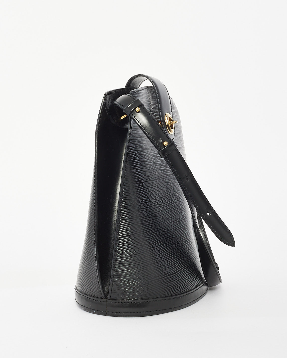 Louis Vuitton Black Epi Leather Cluny Shoulder Bag