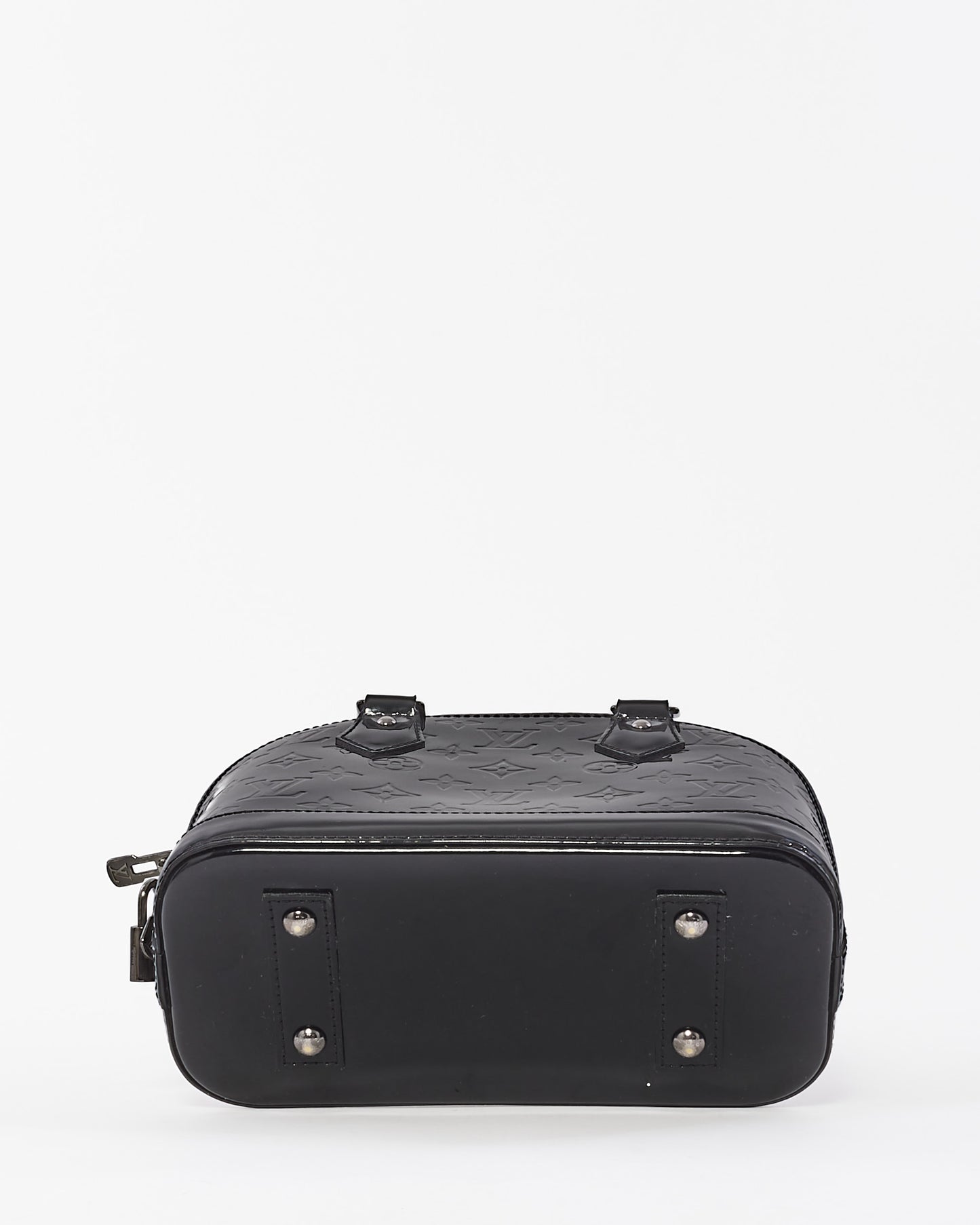 Louis Vuitton Black Monogram Vernis Alma BB Bag