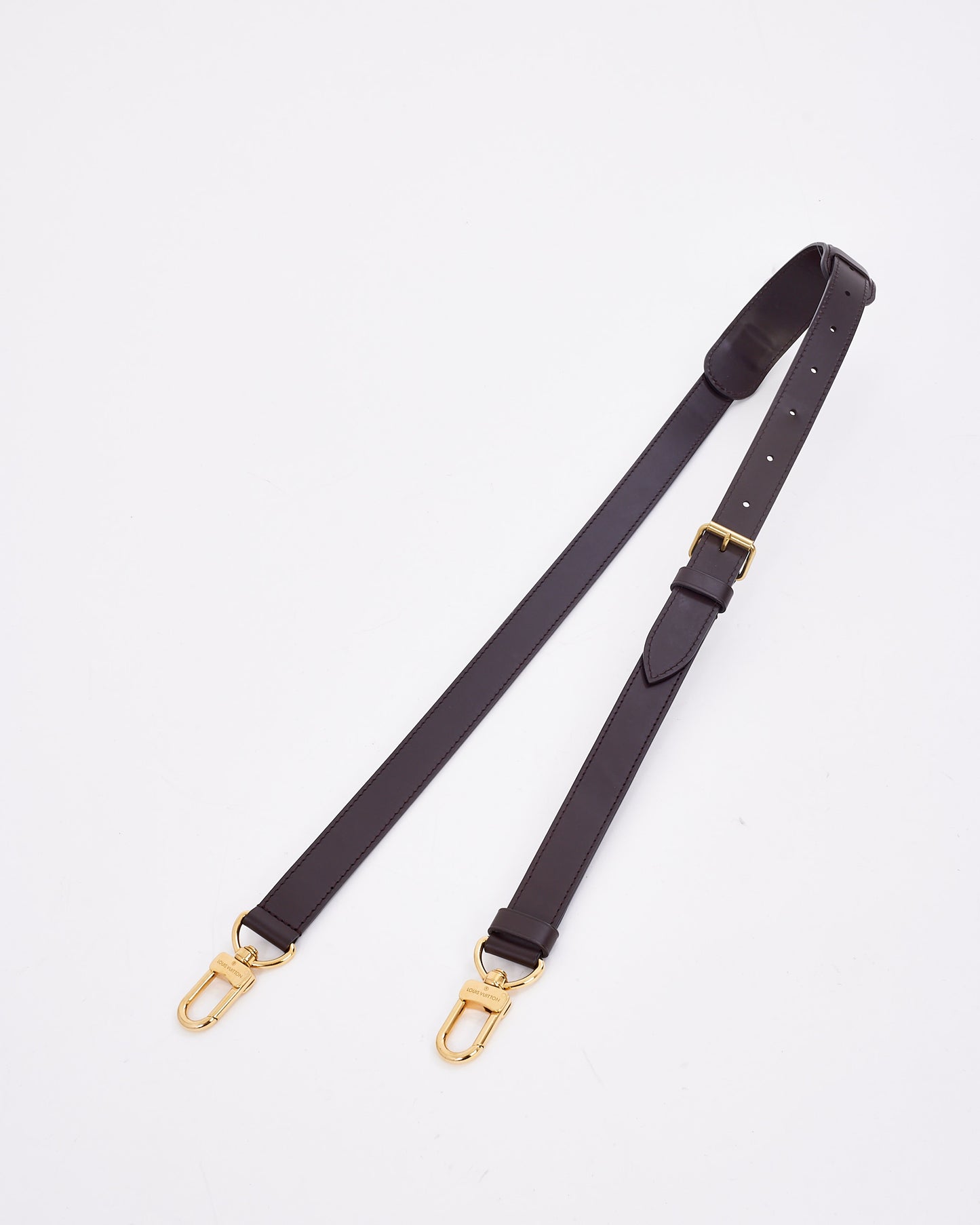 Louis Vuitton Brown Leather Shoulder Strap