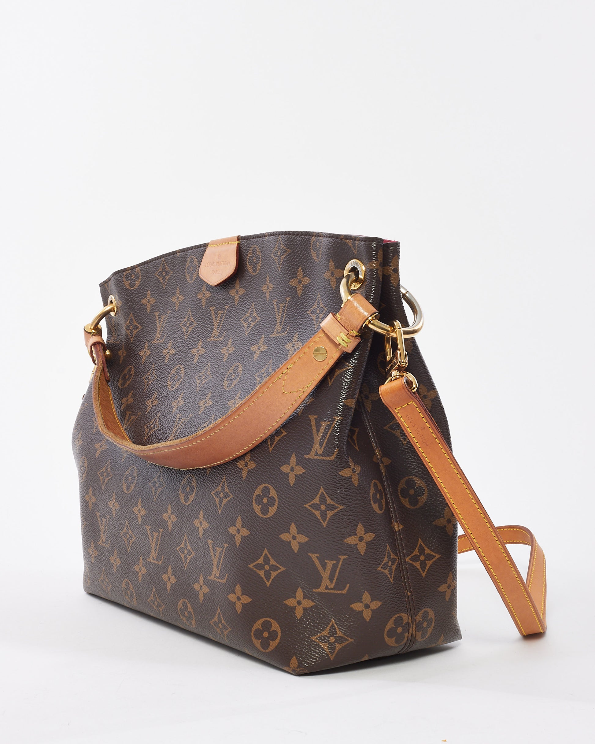 Explore a Louis Vuitton Monogram Canvas Graceful PM w/ Strap