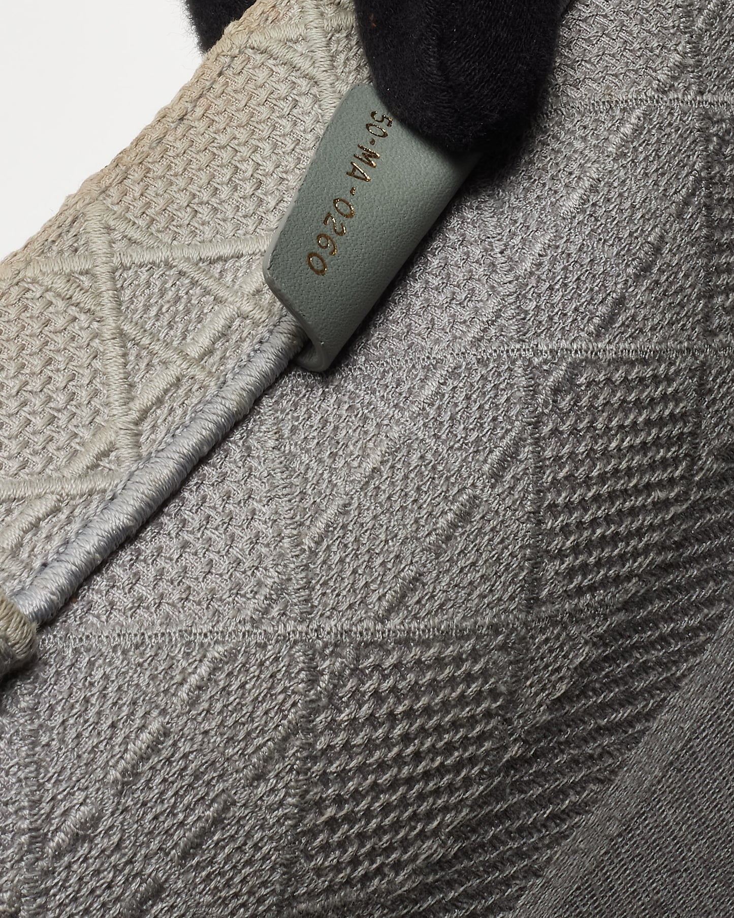 Dior Grey Cannage Embroidered Logo Canvas Medium Book Tote