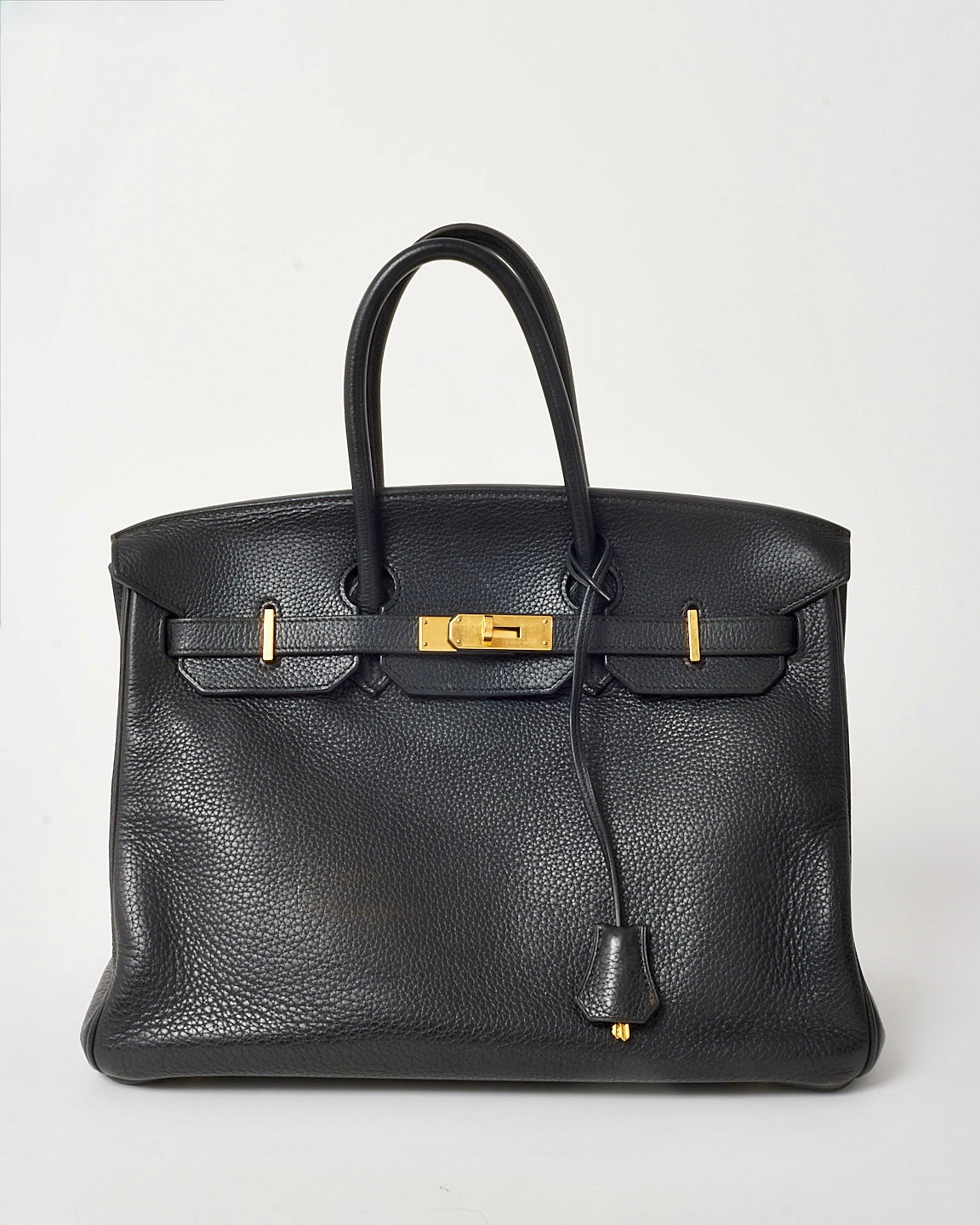 Hermès Black Leather Birkin 35 with GHW