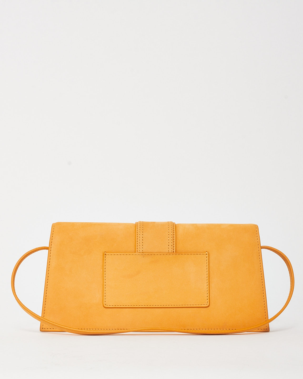 Jacquemus Orange Suede Long Bambino Shoulder Bag