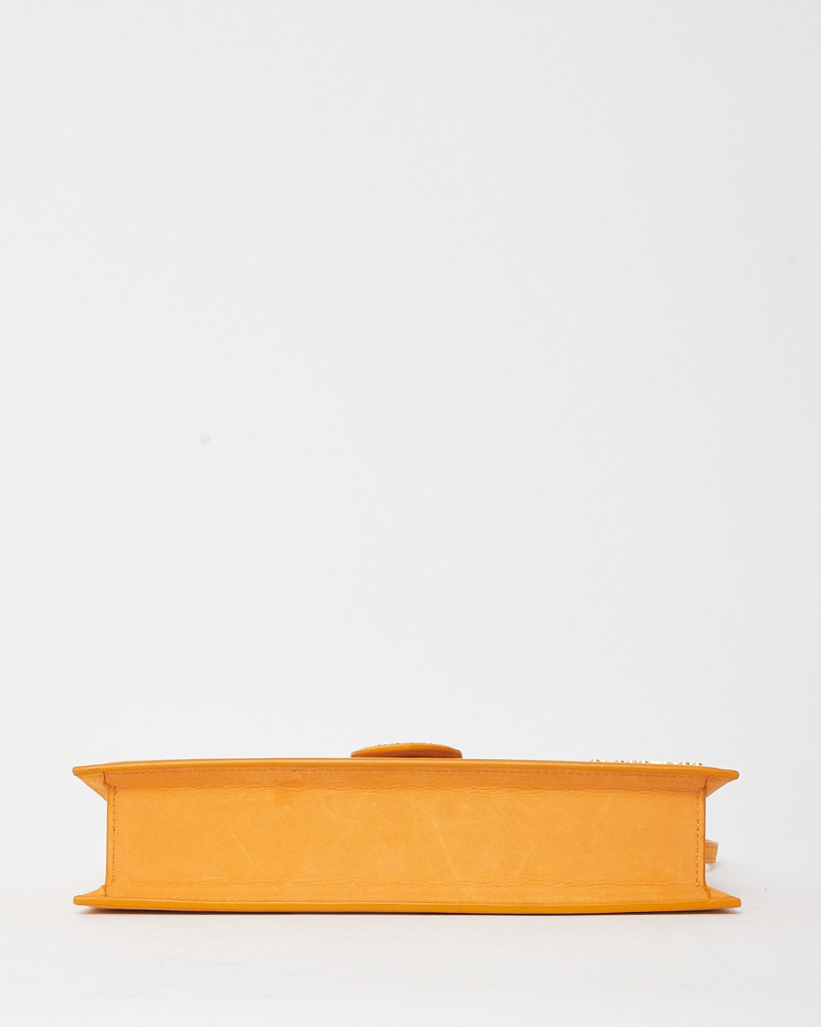 Jacquemus Orange Suede Long Bambino Shoulder Bag