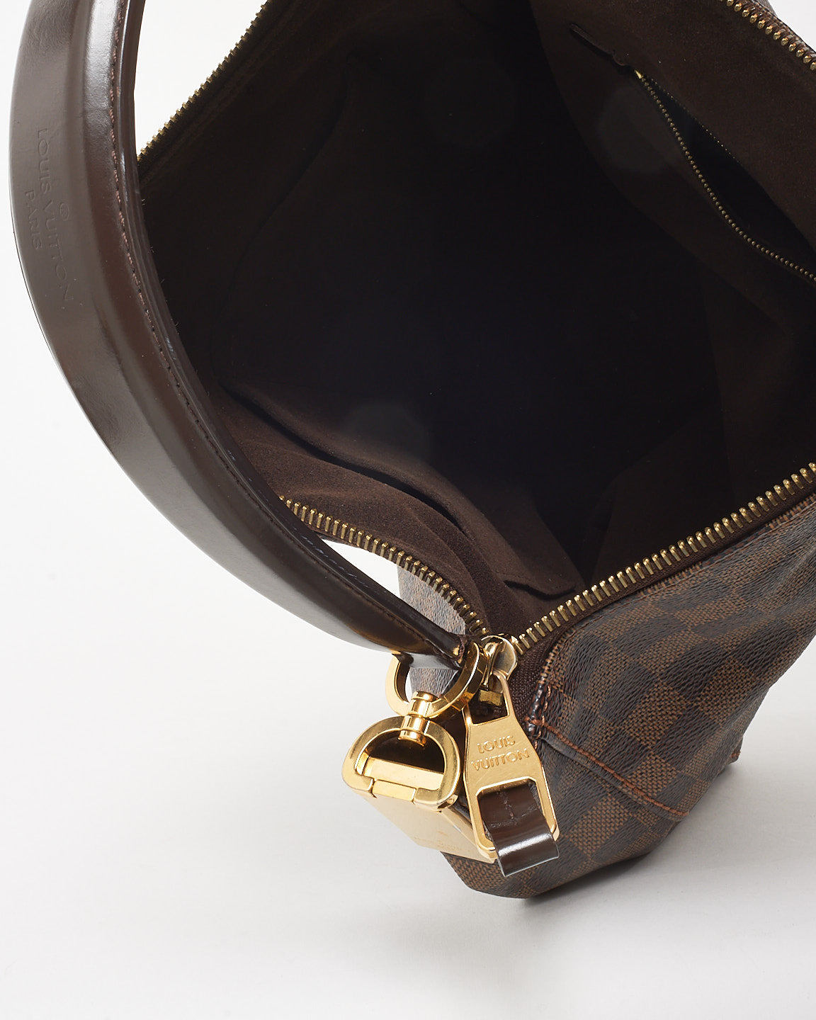 Louis Vuitton Damier Ebene Coated Canvas Portobello PM Shoulder Bag