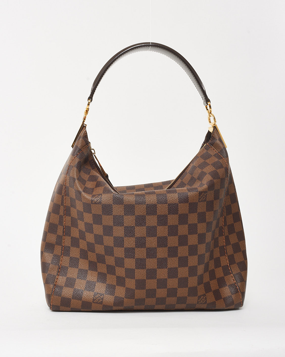 Louis Vuitton Damier Ebene Coated Canvas Portobello PM Shoulder Bag