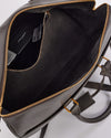 Saint Laurent Grey Leather Classic Duffel 6 Bag