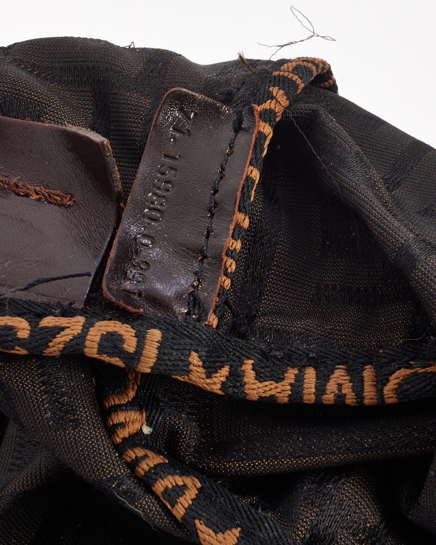 Fendi Vintage Brown Zucca Print Canvas Backpack