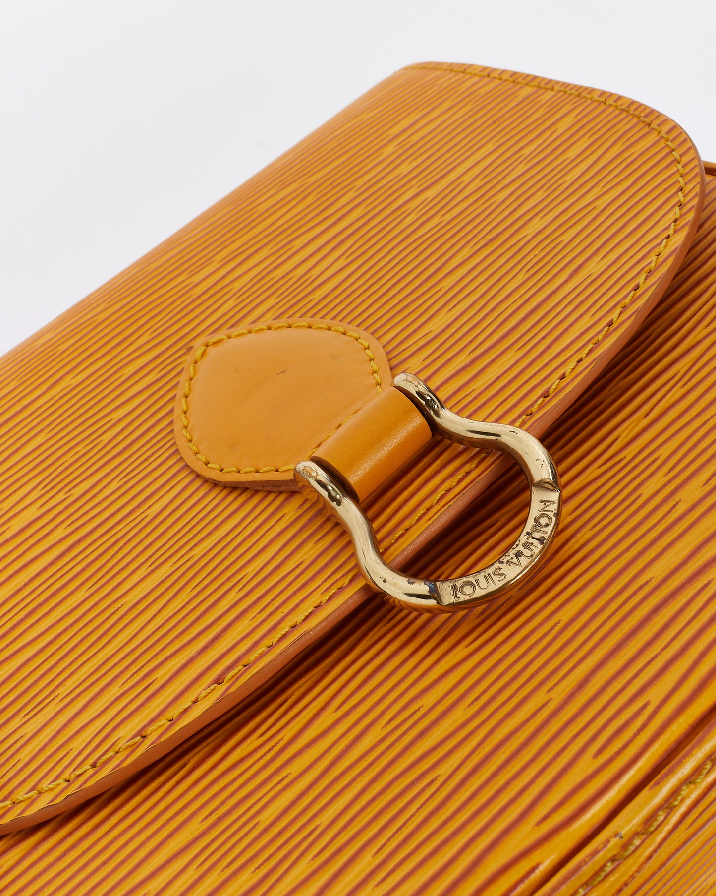 Louis Vuitton Yellow Epi Leather Saint Cloud PM Shoulder Bag