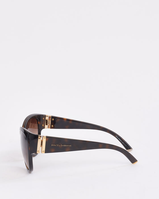 Dolce & Gabbana Browns DG6059 Cat Eye Sunglasses