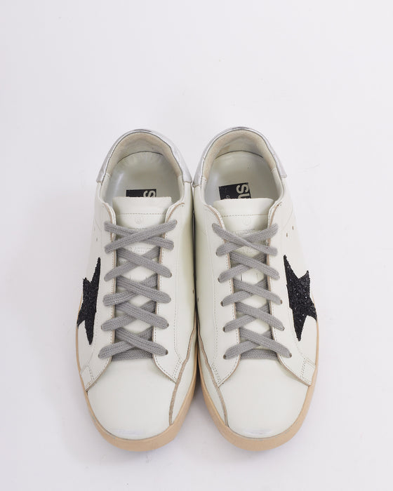 Golden Goose White Leather Superstar Sneakers - 38