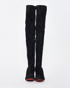 Christian Louboutin Black Suede OTK Boots - 37.5