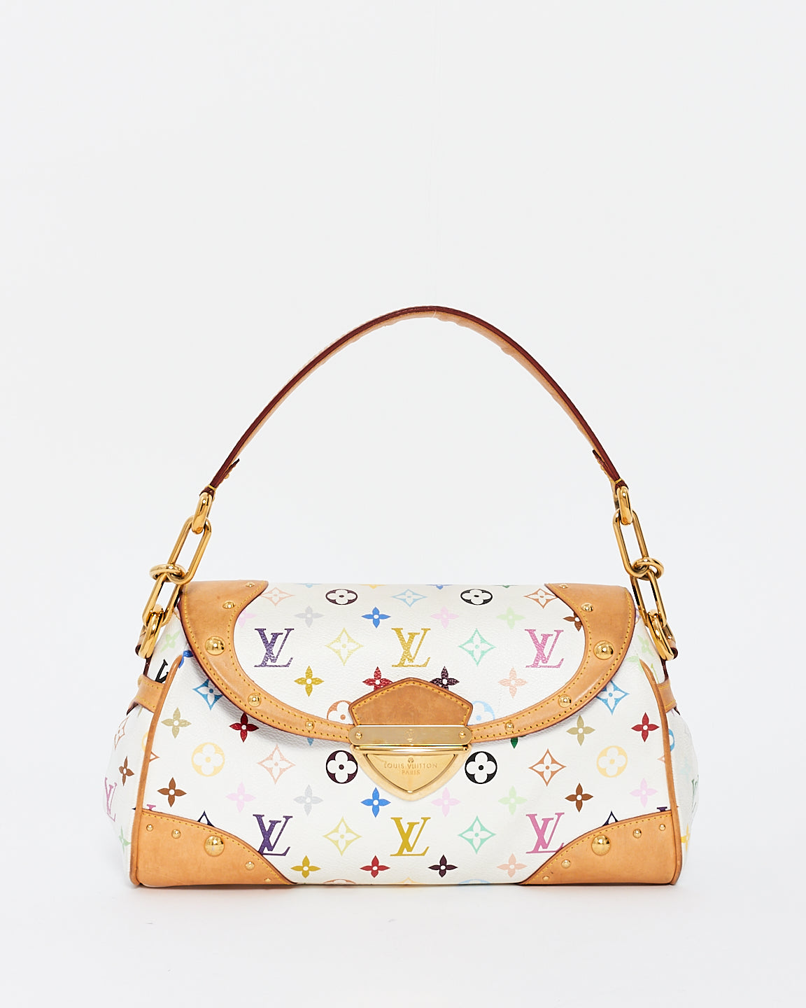 Louis Vuitton White Monogram Multi Murakami Canvas Beverly Shoulder Bag