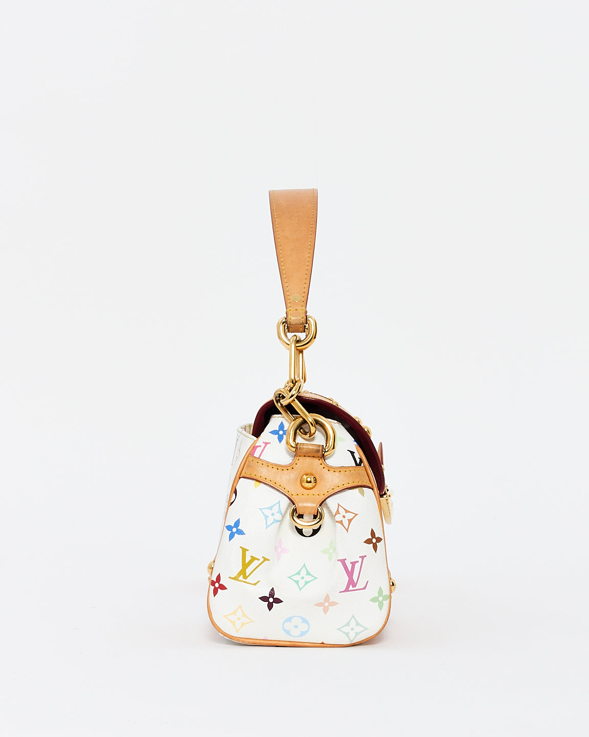 Louis Vuitton White Monogram Multi Murakami Canvas Beverly Shoulder Bag