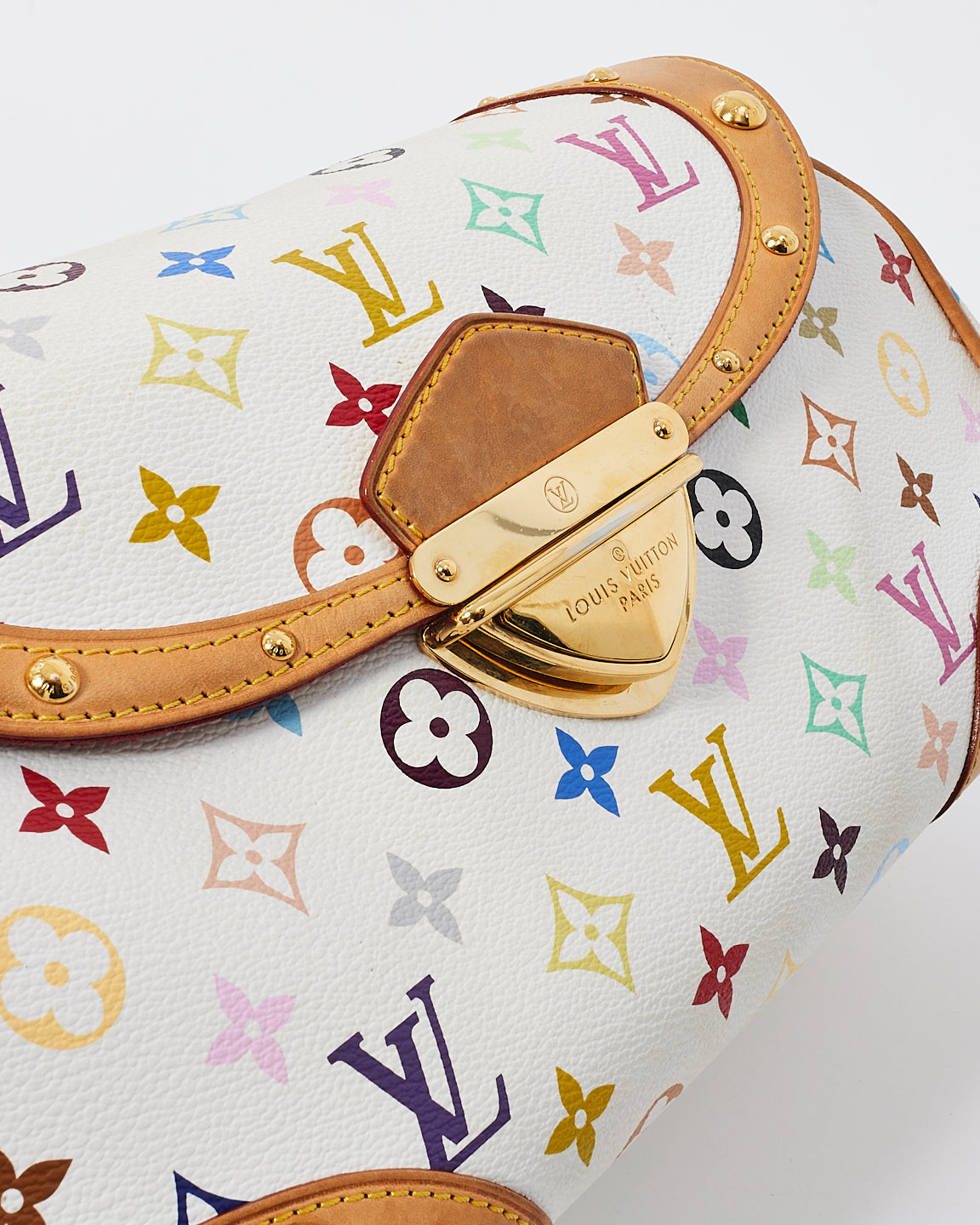 Louis Vuitton White Monogram Multi Murakami Canvas Beverly Shoulder Bag