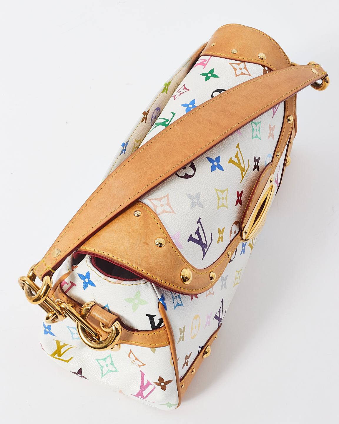 Louis Vuitton White Monogram Multi Murakami Canvas Beverly Shoulder Bag