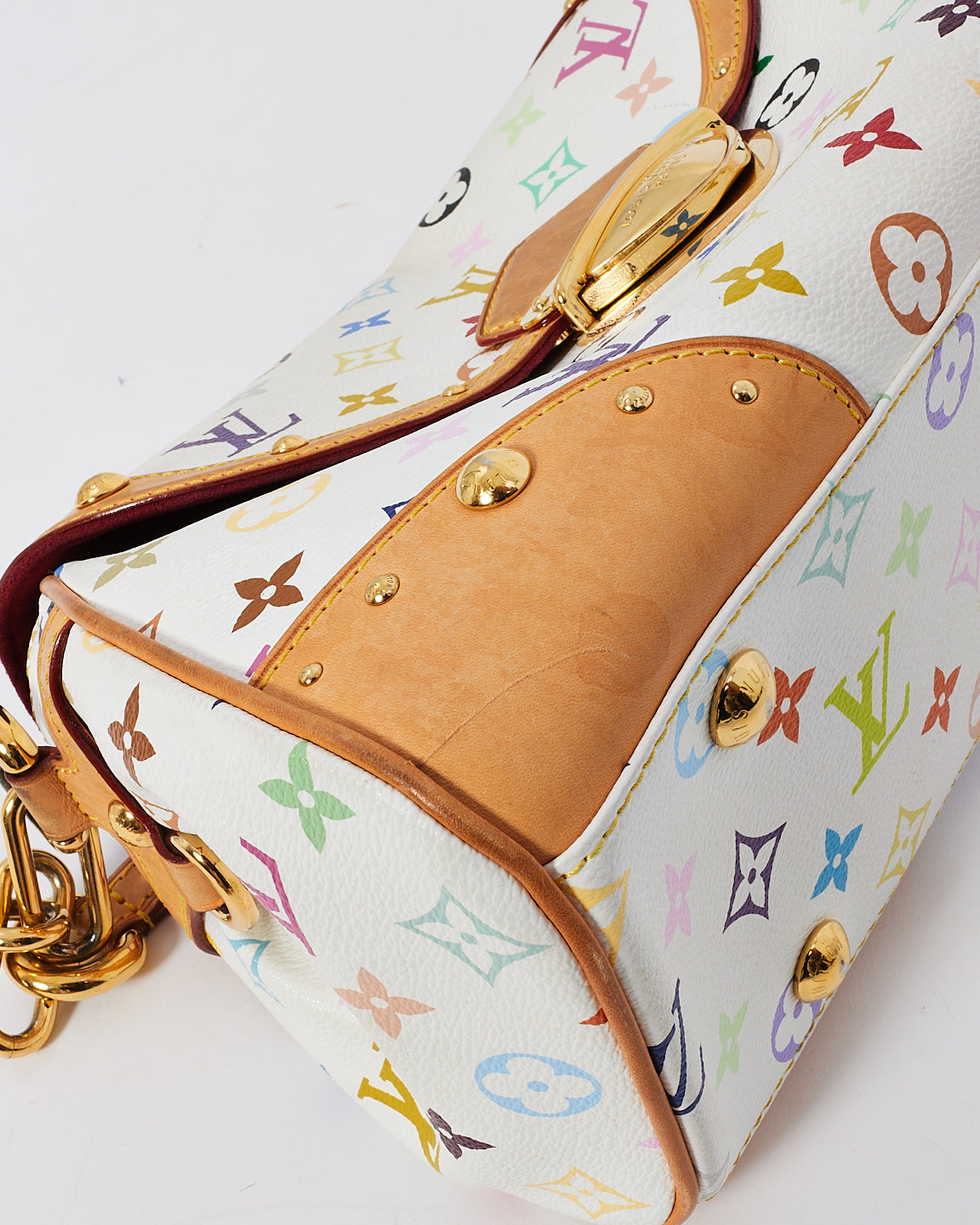 Louis Vuitton White Monogram Multi Murakami Canvas Beverly Shoulder Bag