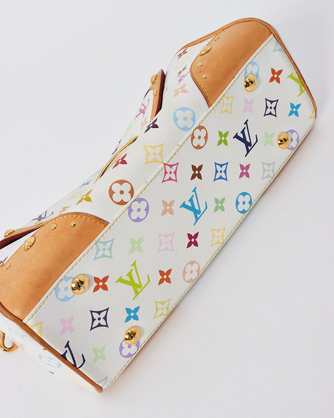 Louis Vuitton White Monogram Multi Murakami Canvas Beverly Shoulder Bag