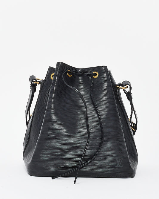 Louis Vuitton Black Epi Leather Noe Bucket Bag